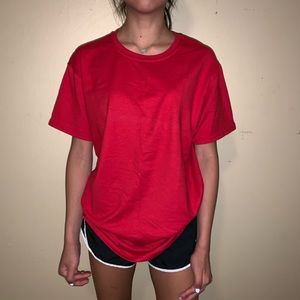 Red Oversized T-Shirt